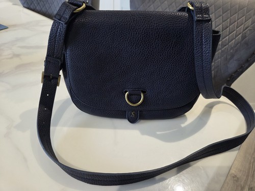 Joules navy blue faux - navy, leather