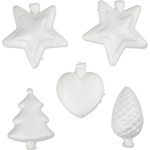White polystyrene christmas - 5,