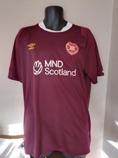 Authentic UMBRO Hearts FC Home Shirt 2022 - 23 Adult XL In VGC