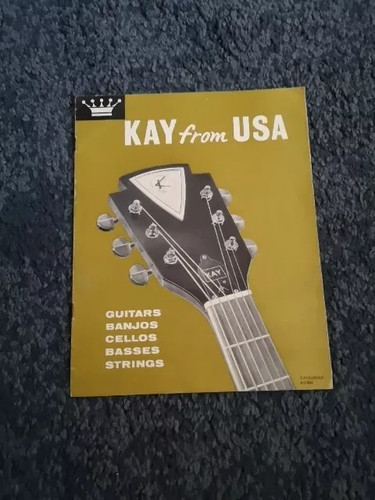 Vintage 1964 kay usa guitar - kay,