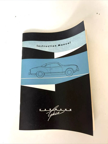 Karmann ghia instruction - ghia,