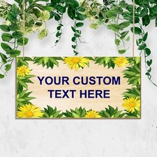 Wooden Hanging Plaque