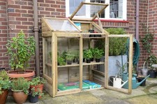Wooden Garden Greenhouse - Forest Mini Timber Grow House - Pressure Treated