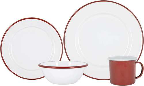 Coloured dinnerware set - coloured,