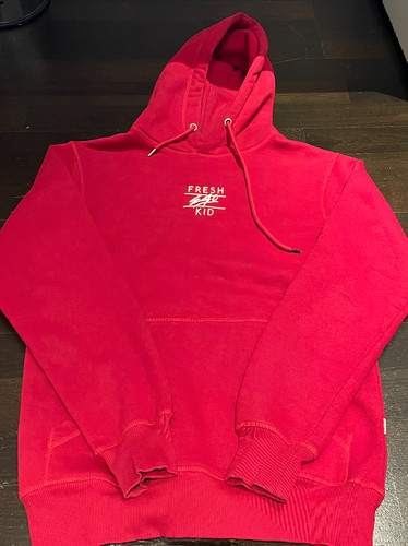 Fresh ego kid hoodie - ego, red