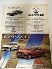 Original Hartge E28 E30 3 5 H5S H26S Series Magazine Advert Poster Garage Retro