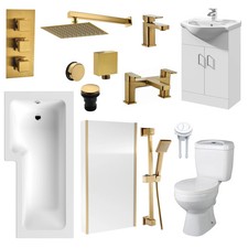 Hadley L Shape Shower Vanity