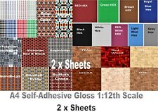 2X Sheets of Self-adhesive