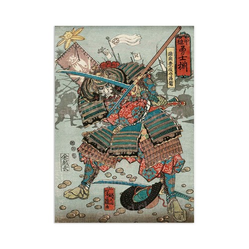 Japanese ukiyo wall art - wall,