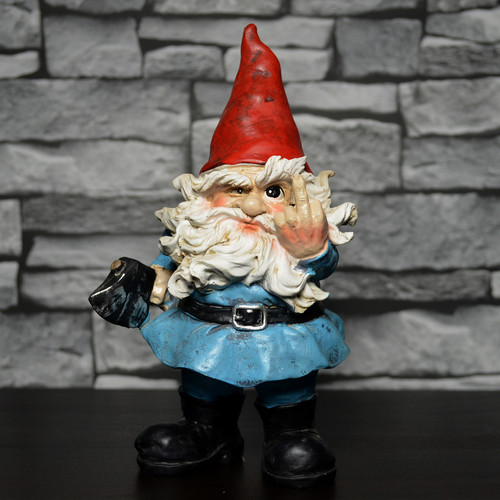 Rude gnome middle - rude,