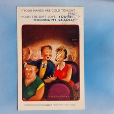 Comic Postcard 1966 Cinema