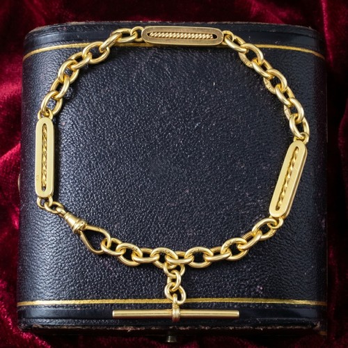 Antique edwardian albert - edwardian, chain