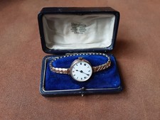 Antique 9ct Gold Ladies trench Watch