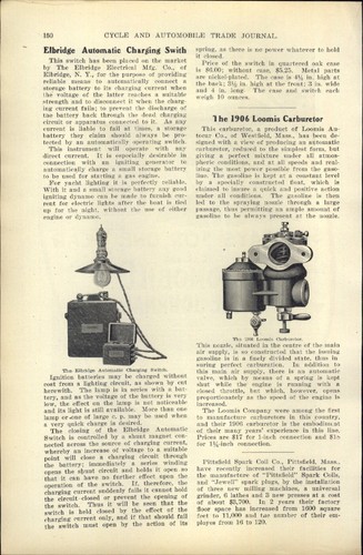 1906 paper car auto article - 1906,