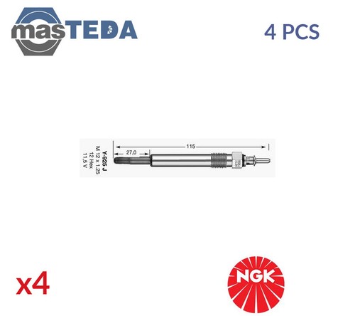 6848 engine glow plugs ngk - glow,