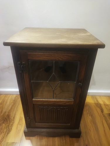 Vintage solid oak - oak, cabinet