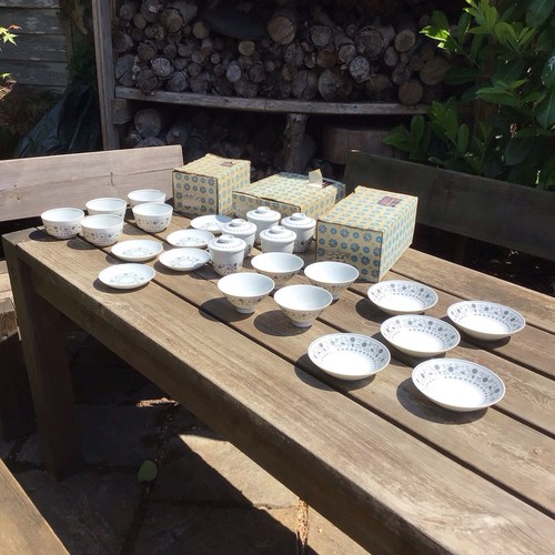 Vintage noritake boxed - boxed, silver