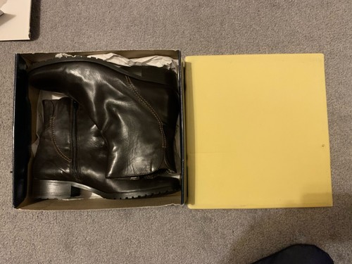 John lewis leather rally choco - leather,