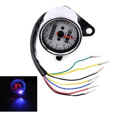 Motorcycle LED Odometer Speedometer Tachometer Speedo Meter For Honda Cafe Racer