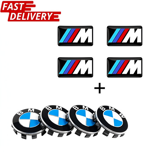 Bmw wheel centre caps - wheel, caps+