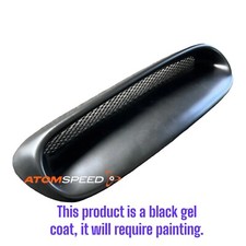 R53 Cooper S Atomspeed Bonnet Air Vent Scoop Black Gel Coat R52 LARGER JCW