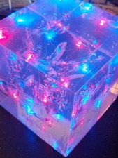 Blue/Red- Clear Epoxy Resin