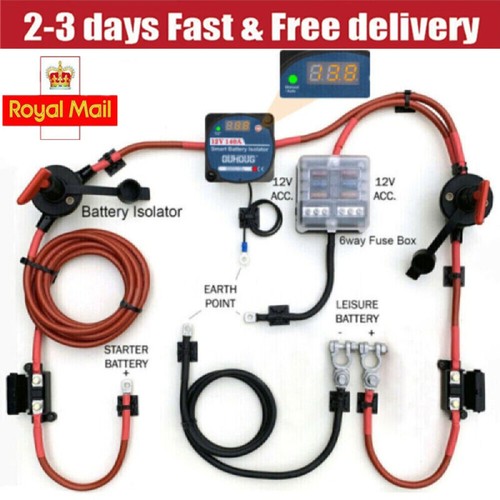 Split charge relay kit starter - relay,