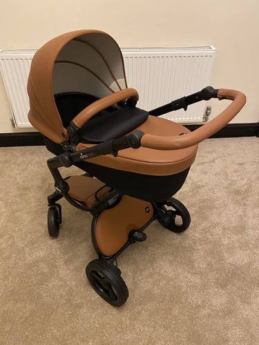 Mima xari pram black tan - mima,