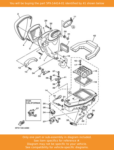 Yamaha stay 5px - 2,, 5px-14414-01