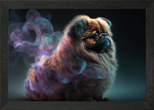 Spirit animal pekingese framed - pekingese,