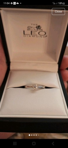 The leo diamond 18ct white - the,