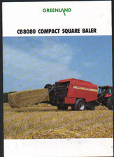 GREENLAND "CB8080" Compact Square Baler Brochure Leaflet