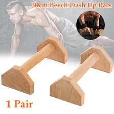 1 Pair Wooden Parallettes Push