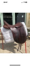 Bates Caprilli Cair Dressage Saddle Brown 17”