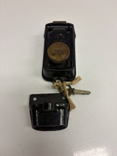 Vintage YALE Night Latch Lock w/YALE NO. 246 Key and Strike Plate  READ