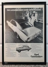 Framed original Classic Car Ad