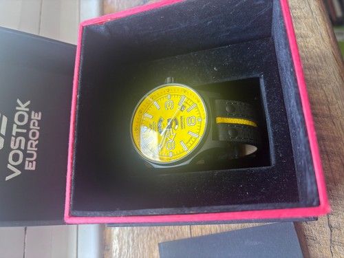 Vostok europe watch yellow - vostok,