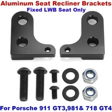 Seat Recliner Bracket Set For Porsche 918 911 GT3, GT4,Spyder - Fixed LWB Seat