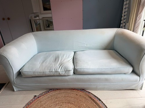 Pale blue linen iconic - , burnham
