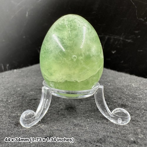 Fluorite crystal egg genuine - fluorite,