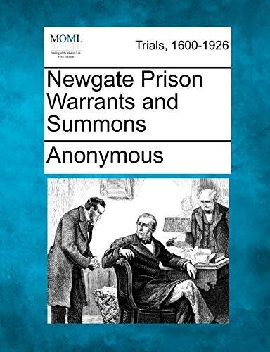 Anonymous newgate prison - -,