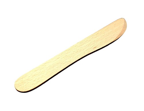 Beech wood butter spreader - wood,
