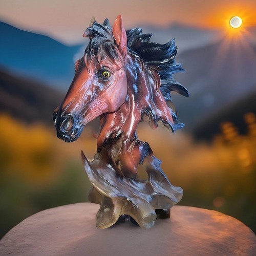 Stealstreet mustang horse bust - stealstreet,