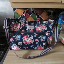 Cath Kidston floral large shopper bag , coated cotton 18" x 12" fab condition