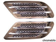 Chrome Car Bonnet Air Flow