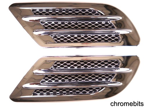 Chrome car bonnet air - air, flow