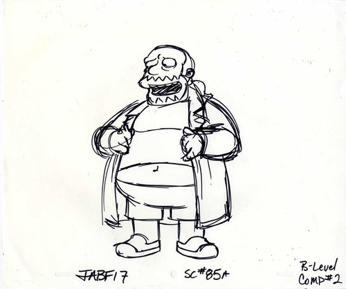 Original production drawing - original, of