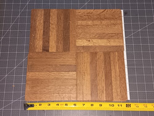 Oak reclaim parquet 4 pieces - oak,