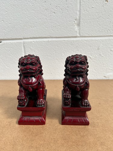 Foo dog bookends - guardian, lion