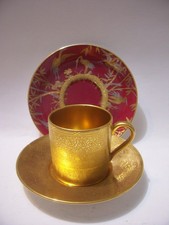 MINTON ENCRUSTED RAISED GOLD